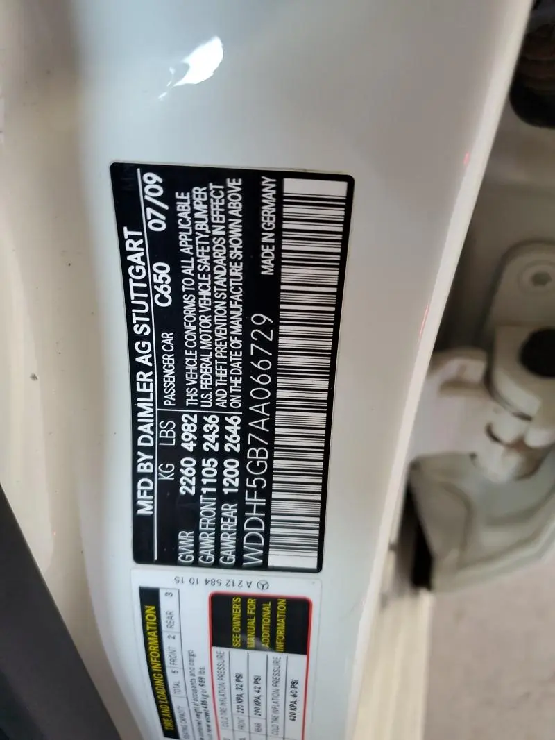 2010 MERCEDES-BENZ E 350  