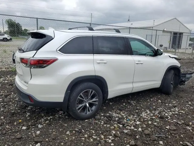2016 TOYOTA HIGHLANDER XLE  