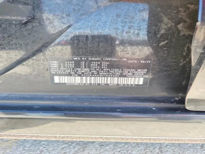 2022 SUBARU IMPREZA   