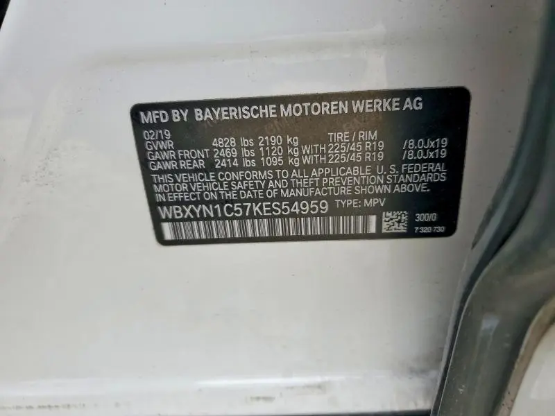 2019 BMW X2 M35I  