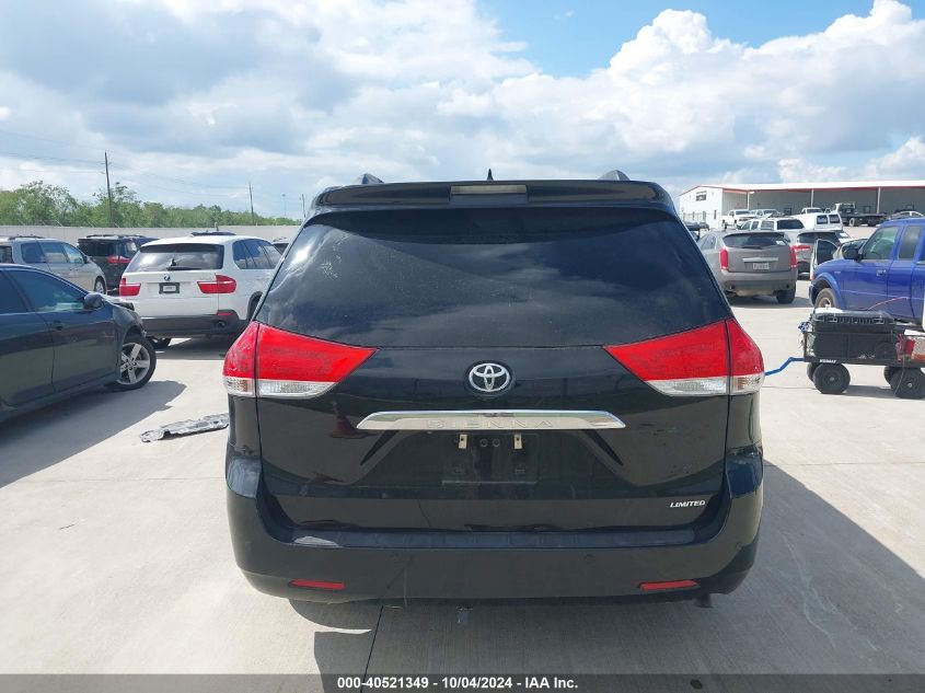 2012 TOYOTA SIENNA LIMITED V6 7 PASSENGER