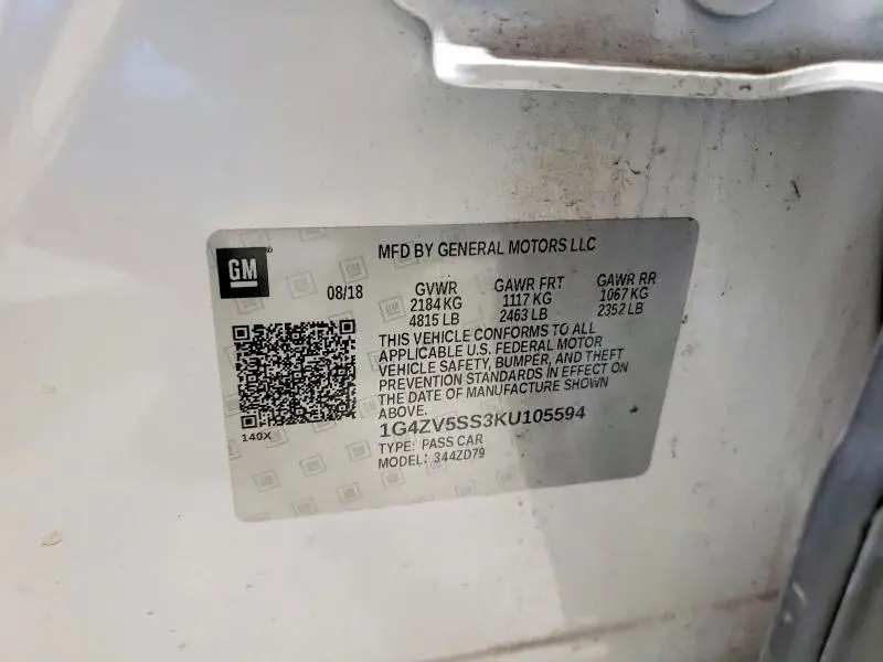 2019 BUICK LACROSSE AVENIR  