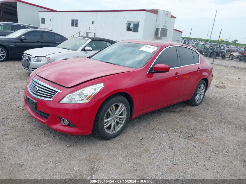 2013 INFINITI G37X  