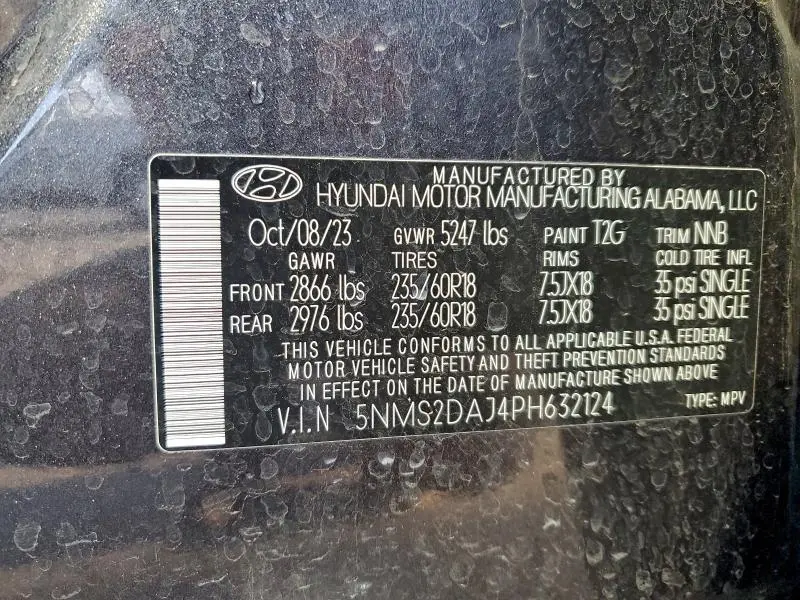 2023 HYUNDAI SANTA FE SEL  