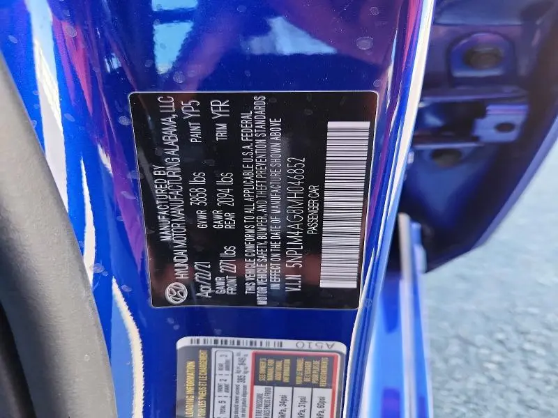 2021 HYUNDAI ELANTRA SEL  