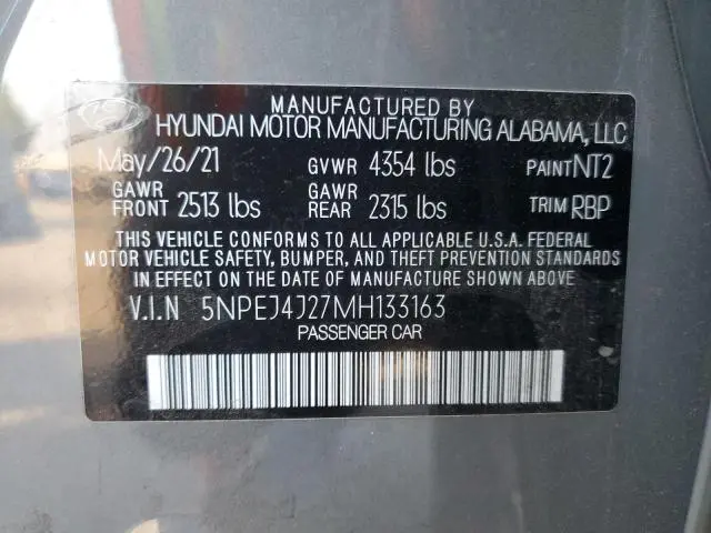 2021 HYUNDAI SONATA SEL PLUS