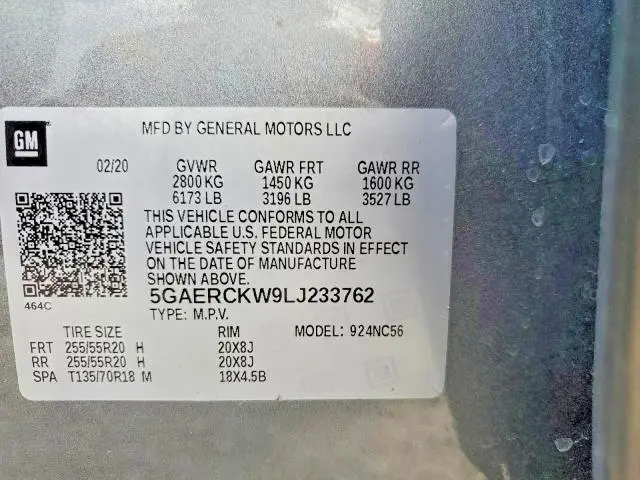 2020 BUICK ENCLAVE PREMIUM  