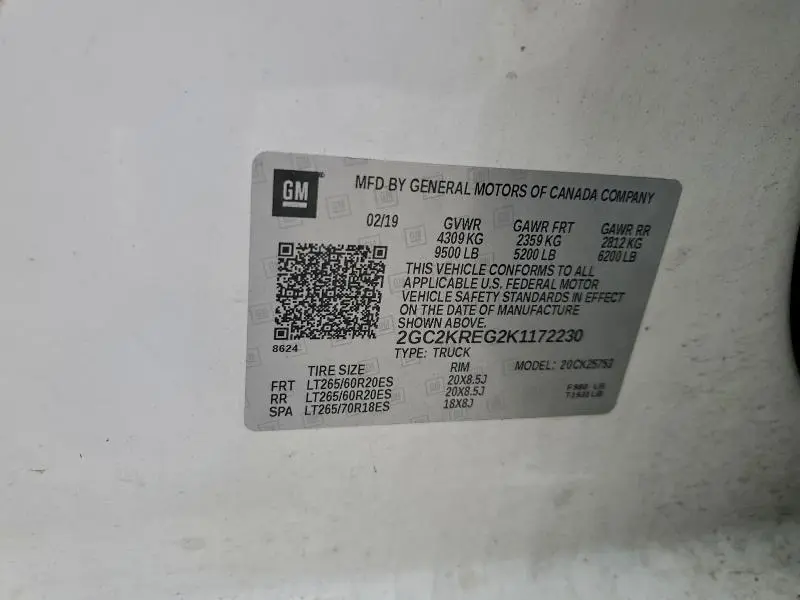 2019 CHEVROLET SILVERADO K2500 HEAVY DUTY  