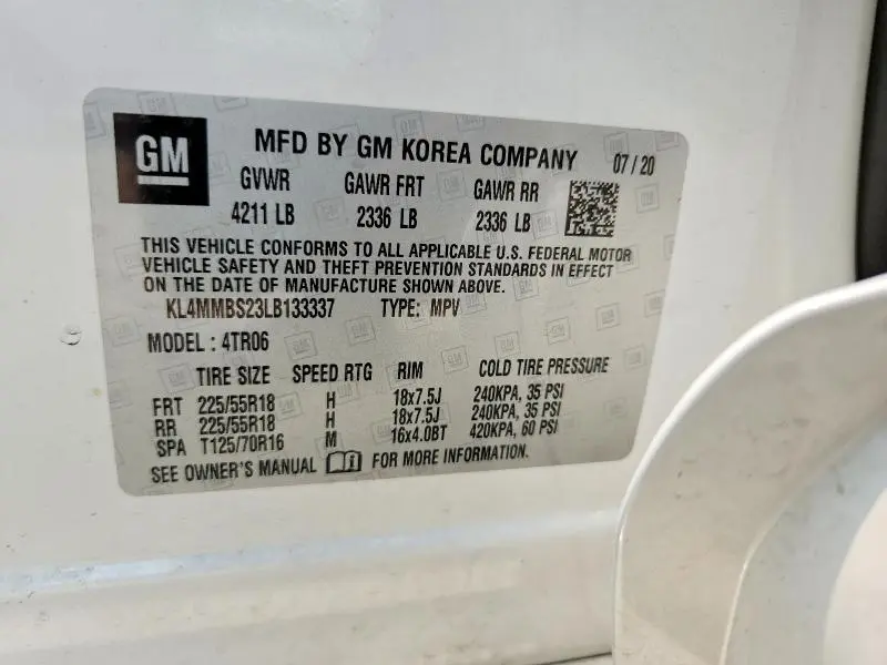 2020 BUICK ENCORE GX PREFERRED  