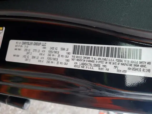 2010 JEEP WRANGLER UNLIMITED SAHARA  