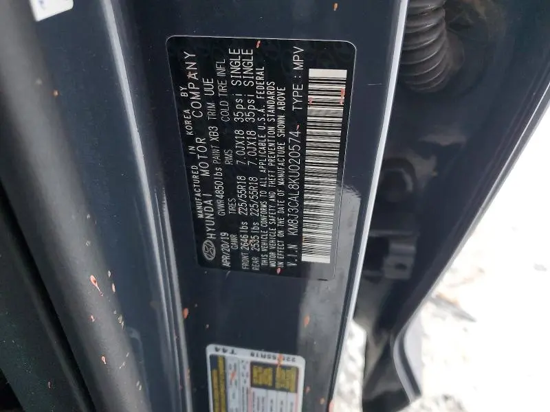 2019 HYUNDAI TUCSON LIMITED  