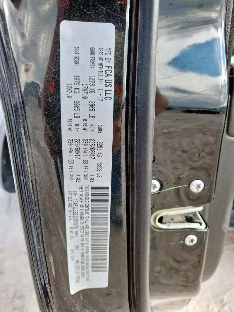 2018 JEEP CHEROKEE LATITUDE  