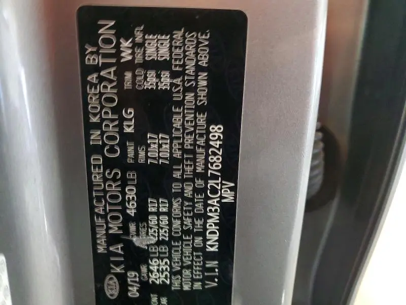 2020 KIA SPORTAGE LX  