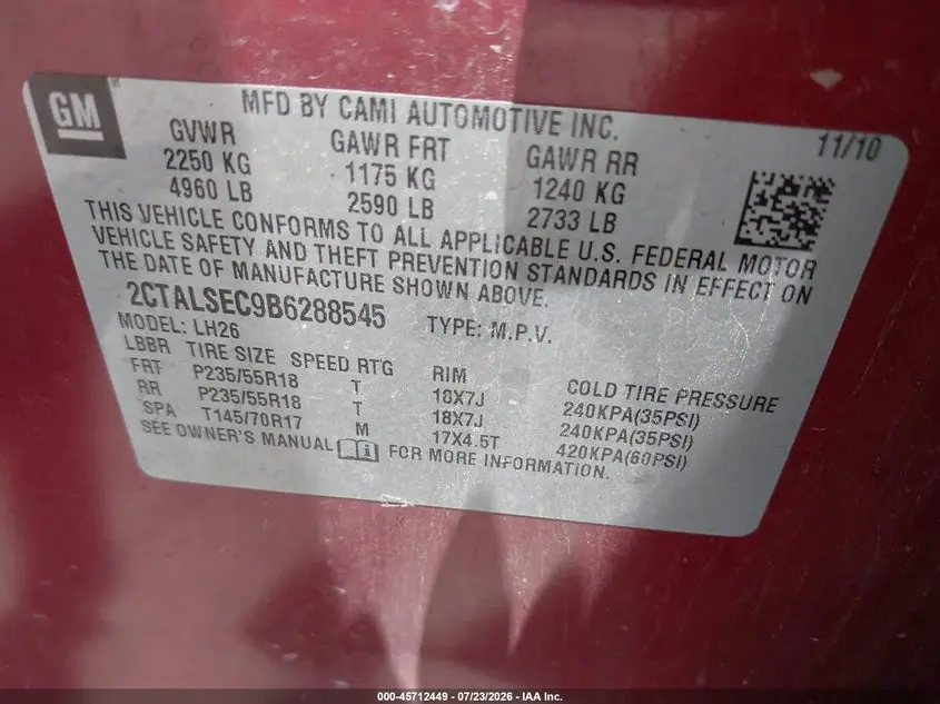 2011 GMC TERRAIN SLE-2