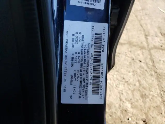 2015 MAZDA 6 GRAND TOURING  