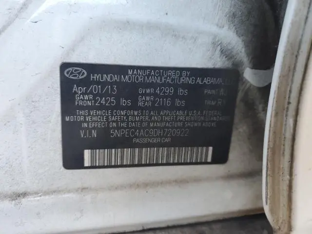 2013 HYUNDAI SONATA SE  