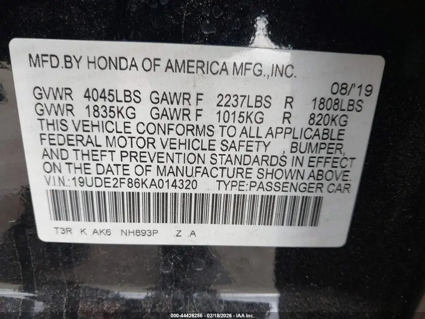 2019 ACURA ILX PREMIUM   A-SPEC PACKAGES/TECHNOLOGY   A-SPEC PACKAGES