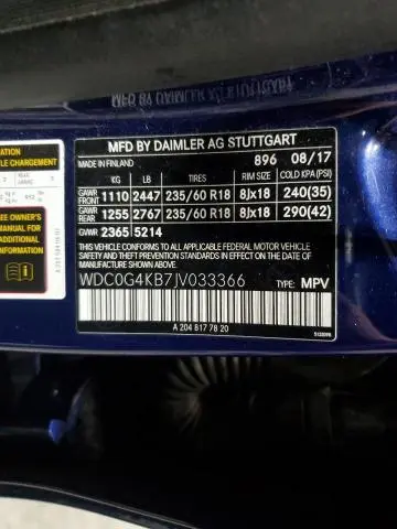 2018 MERCEDES-BENZ GLC 300 4MATIC  