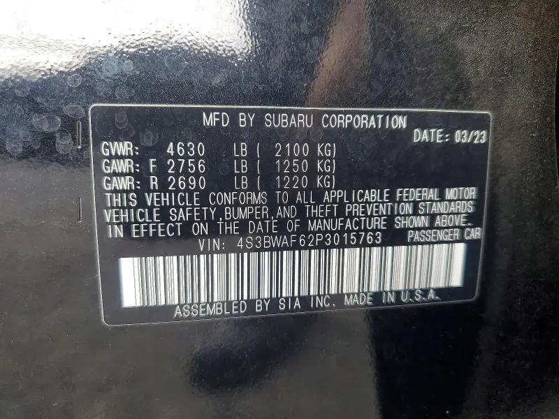 2023 SUBARU LEGACY PREMIUM  