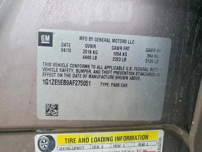 2010 CHEVROLET MALIBU LTZ  