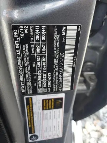 2019 MERCEDES-BENZ GLE COUPE 43 AMG  