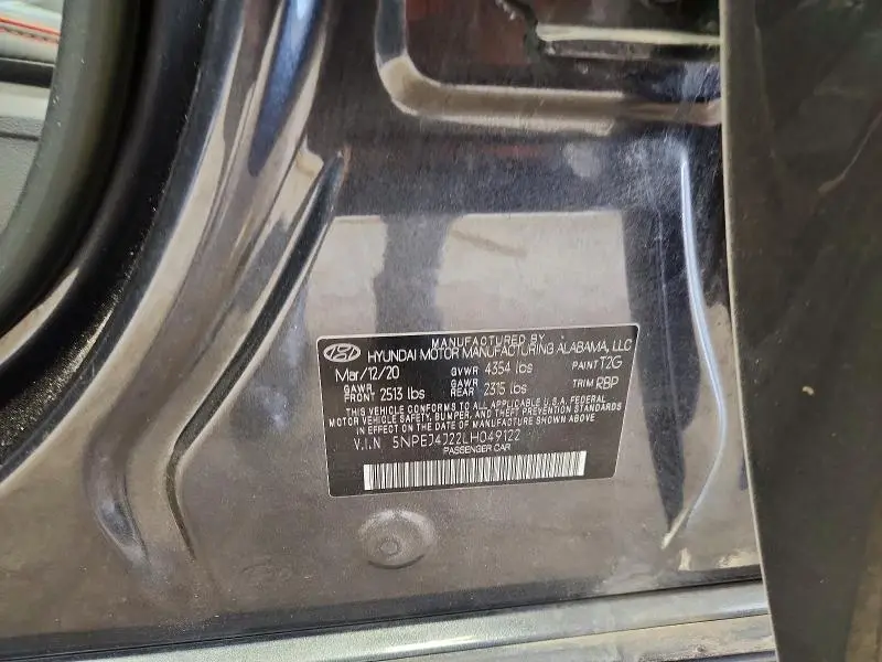 2020 HYUNDAI SONATA SEL PLUS  