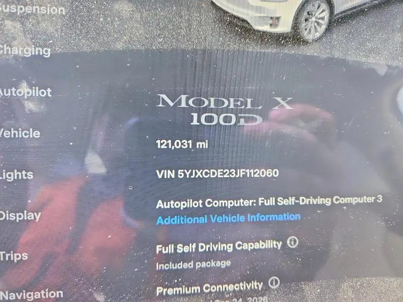 2018 TESLA MODEL X   