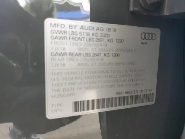 2020 AUDI Q3 PREMIUM  