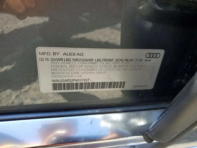 2015 AUDI A8 QUATTRO  