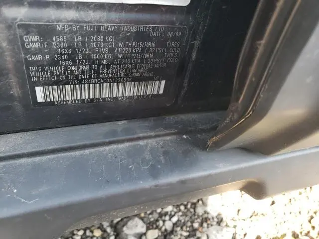 2010 SUBARU OUTBACK 2.5I  