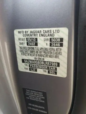 2011 JAGUAR XF PREMIUM