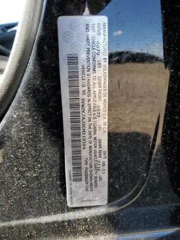 2012 VOLKSWAGEN JETTA BASE  