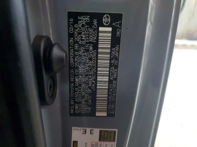 2016 SCION TC BASE  