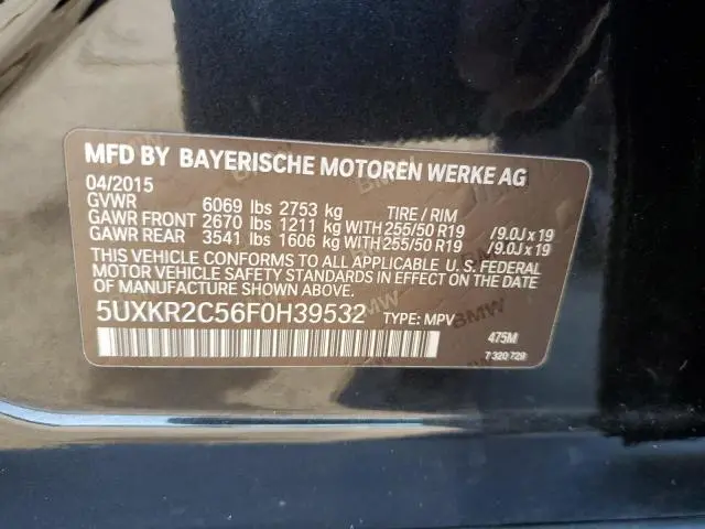 2015 BMW X5 SDRIVE35I  