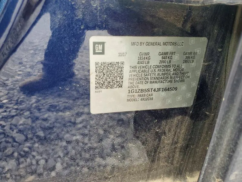 2018 CHEVROLET MALIBU LS  