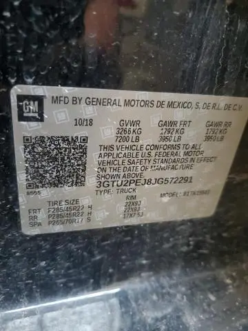 2018 GMC SIERRA K1500 DENALI  