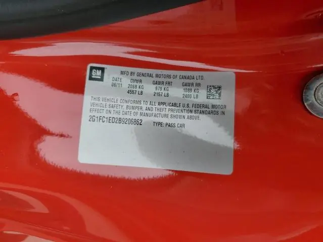 2011 CHEVROLET CAMARO LT  