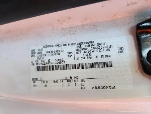 2022 FORD F-250 SUPER DUTY