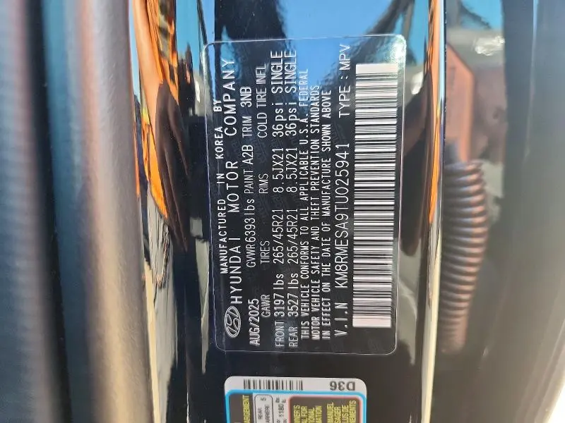 2026 HYUNDAI PALISADE CALLIGRAPHY  