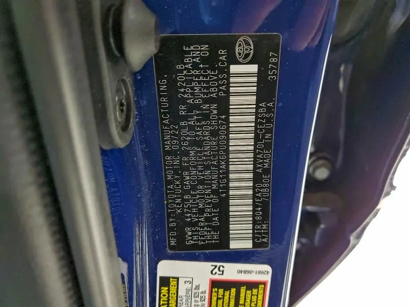 2023 TOYOTA CAMRY SE NIGHT SHADE  