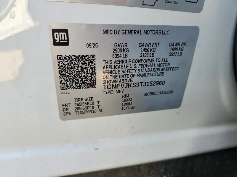 2026 CHEVROLET TRAVERSE Z71  