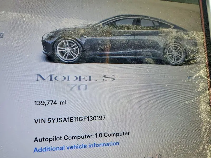 2016 TESLA MODEL S   