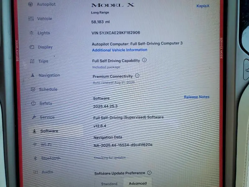 2019 TESLA MODEL X   