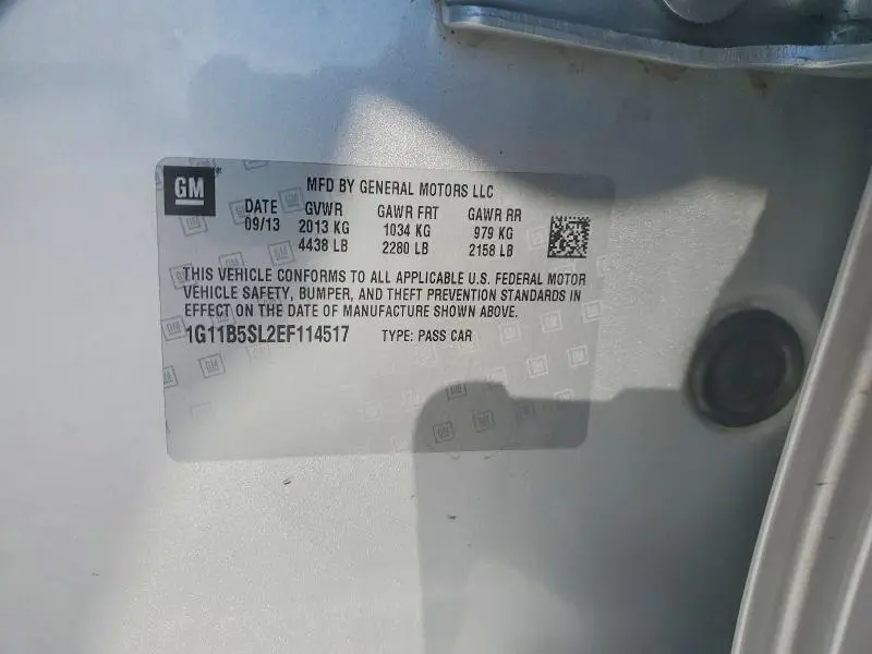 2014 CHEVROLET MALIBU LS  