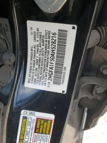 2010 HONDA CIVIC LX  
