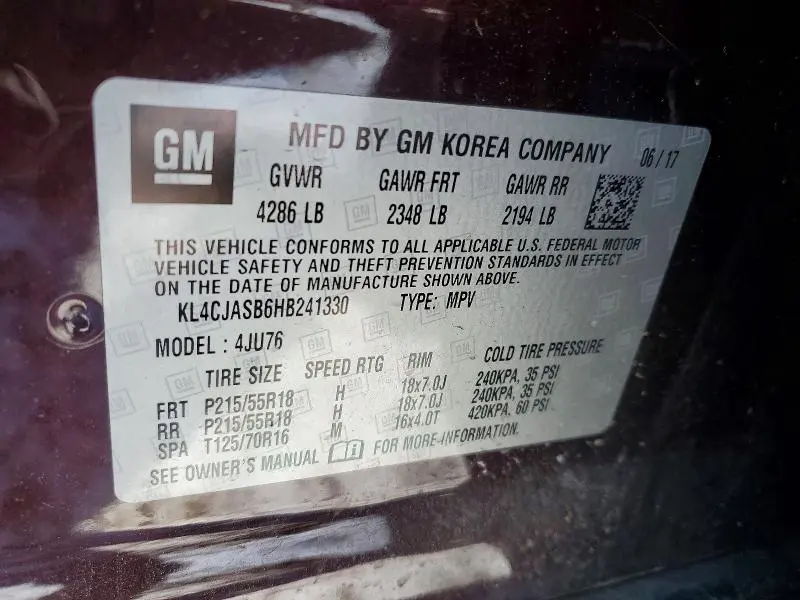 2017 BUICK ENCORE PREFERRED  