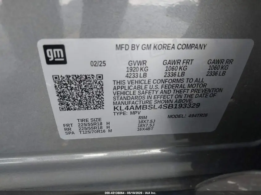 2025 BUICK ENCORE GX PREFERRED FWD