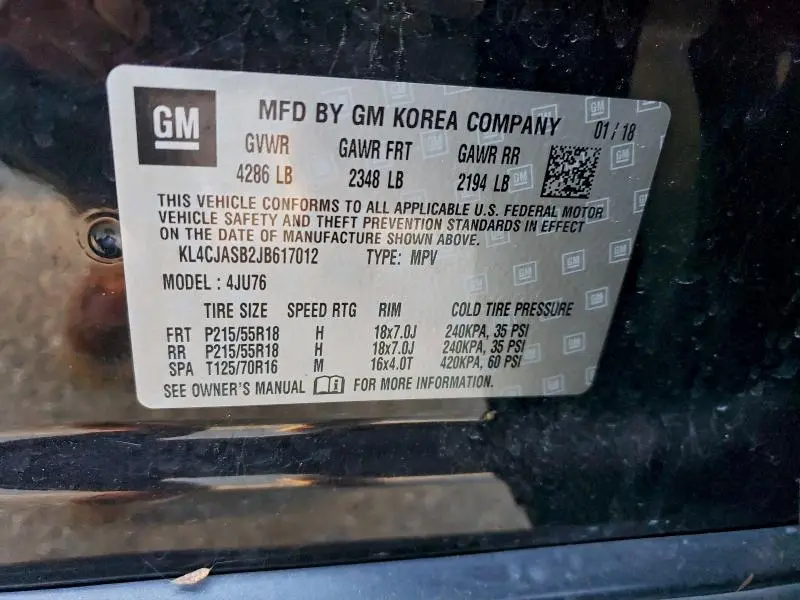 2018 BUICK ENCORE PREFERRED  