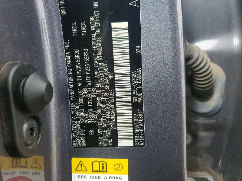 2017 LEXUS RX 350 BASE  