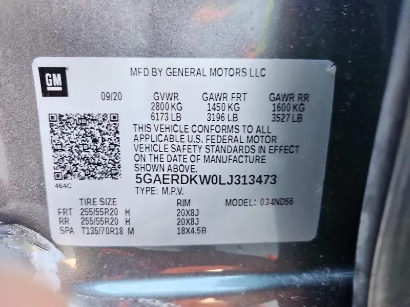 2020 BUICK ENCLAVE AVENIR  